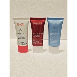 High-end Clarins skincare Bundle Of 3 Travel Size